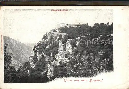 Bodetal Harz Hexentanzplatz Kat. Treseburg