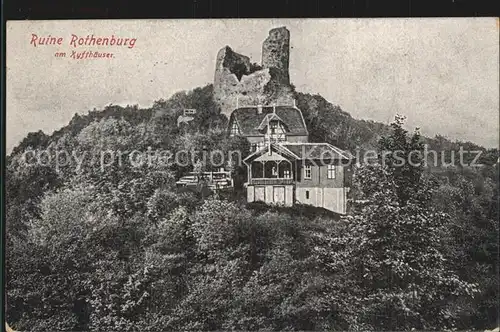 Kyffhaeuser Ruine Rothenburg Kat. Bad Frankenhausen