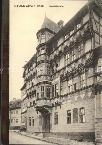 Stolberg Harz Konsistorium Kat. Stolberg Harz