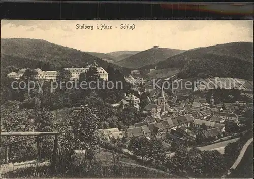 Stolberg Harz Schloss  Kat. Stolberg Harz