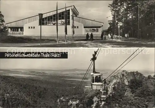 Thale Harz Personenschwebebahn Bergstation Kat. Thale