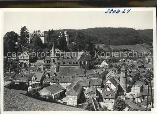 Stolberg Harz Blick von der Lutherbuche Kat. Stolberg Harz