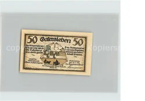 Gatersleben Max und Moritz 50 Pfennig Kat. Gatersleben