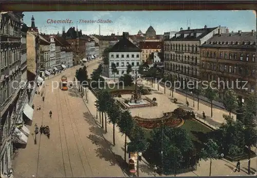 Chemnitz Theaterstrasse Kat. Chemnitz