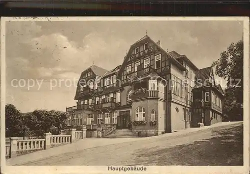 Wernigerode Harz Hauptgebaeude Erholungsheim Kuesters Camp Kat. Wernigerode