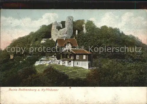 Kyffhaeuser Ruine Rothenburg Kat. Bad Frankenhausen