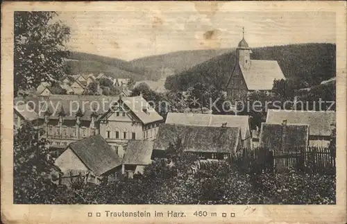 Trautenstein Harz Ortsansicht Kat. Hasselfelde