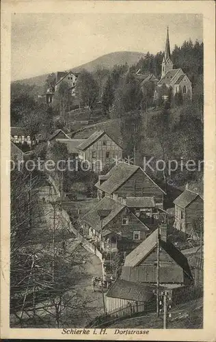 Schierke Harz Dorfstrasse Kat. Schierke Brocken