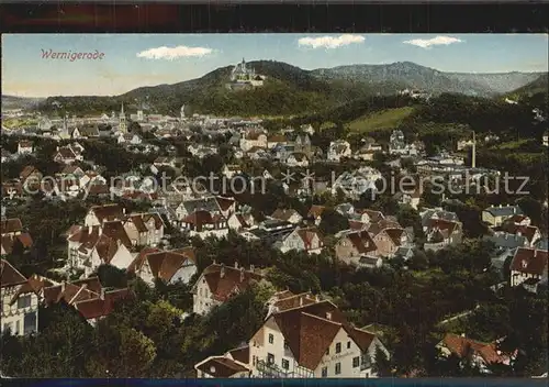 Wernigerode Harz Ortsansicht Kat. Wernigerode