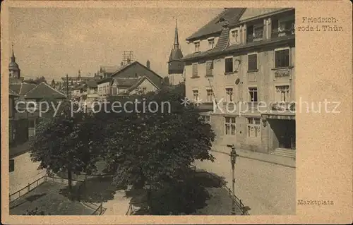 Bad Friedrichroda Marktplatz Kat. Friedrichroda