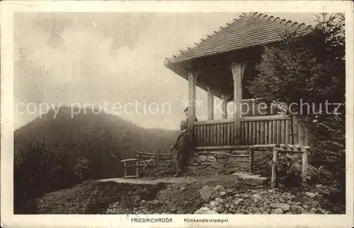 Bad Friedrichroda Klinkensteintempel Kat. Friedrichroda