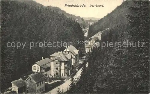 Bad Friedrichroda Der Grund Kat. Friedrichroda