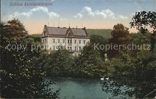 Friedrichroda Schloss Reinhardsbrunn Kat. Friedrichroda