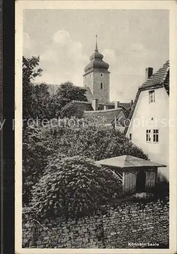 Koennern Blick zur Kirche Kat. Koennern