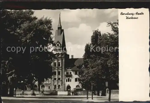 Bernburg Saale Kurhaus Kat. Bernburg