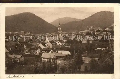 Friedrichroda Gesamtansicht Kat. Friedrichroda