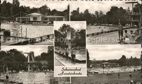 Friedrichsroda Schwimmbad  Kat. Friedrichsroda