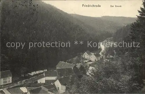 Friedrichroda Der Grund Kat. Friedrichroda