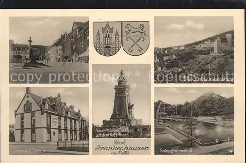 Bad Frankenhausen Hausmannsturm Soleschwimmbad Denkmal Kat. Bad Frankenhausen