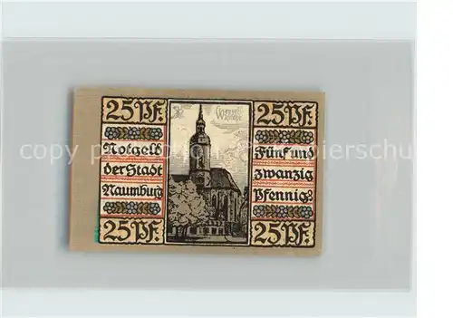 Naumburg Saale 25 Pf Kirche / Naumburg /Burgenlandkreis LKR