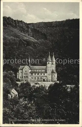 Gernrode Harz Stiftskirche Sankt Cyriaki Kat. Gernrode Harz