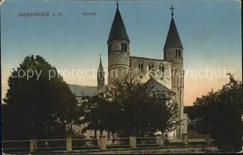 Gernrode Harz Stiftskirche  Kat. Gernrode Harz