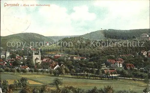 Gernrode Harz Stubenberg Kat. Gernrode Harz