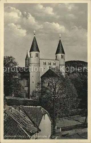 Gernrode Harz Stiftskirche Sankt Cyriaki Kat. Gernrode Harz