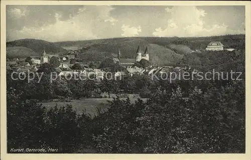 Gernrode Harz Panorama Kat. Gernrode Harz