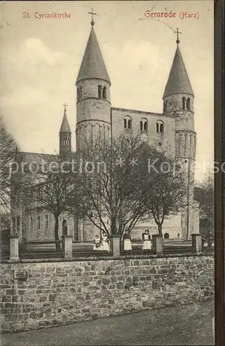 Gernrode Harz Sankt Cyriaki Kirche Kat. Gernrode Harz