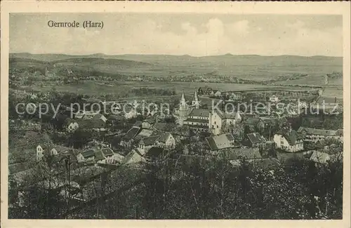 Gernrode Harz Panorama Kat. Gernrode Harz