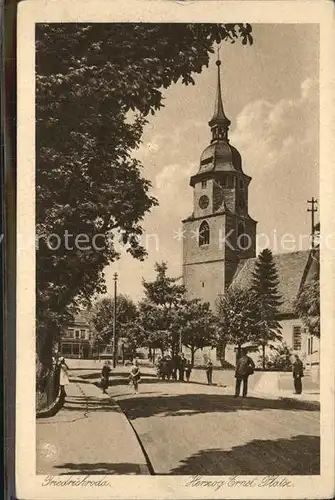 Friedrichroda Herzog Ernst Platz Kat. Friedrichroda