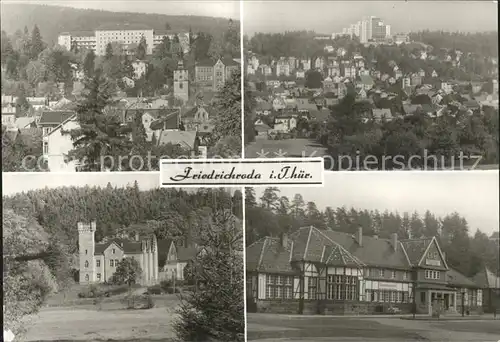 Friedrichroda FDGB Heim Walter Ulbricht August Bebel Schloss Reinhardsbrunn Kat. Friedrichroda