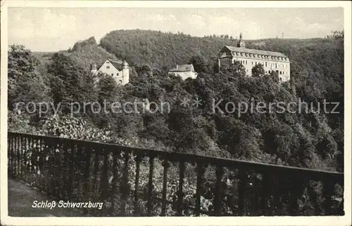 Schwarzburg Thueringer Wald Schloss Kat. Schwarzburg