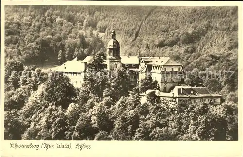 Schwarzburg Thueringer Wald Schloss Kat. Schwarzburg