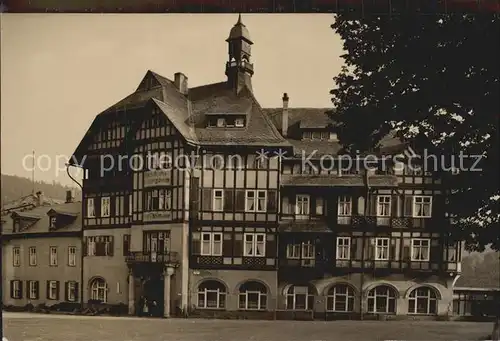 Schwarzburg Thueringer Wald Reichsbahn Erholungsheim Ernst Thaelmann Kat. Schwarzburg