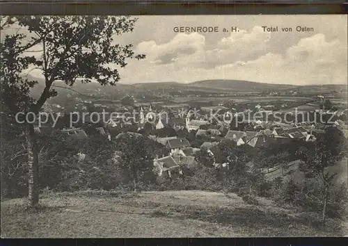 Gernrode Harz Ortsansicht Kat. Gernrode Harz