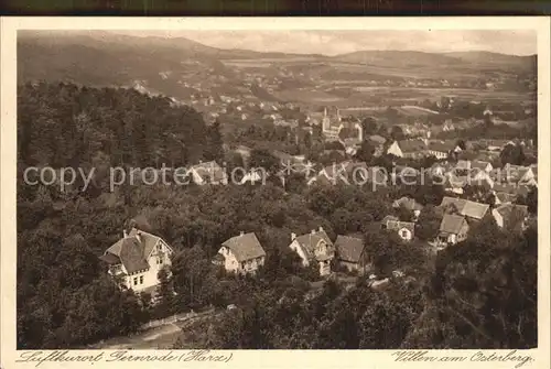 Gernrode Harz Villen am Osterberg Kat. Gernrode Harz