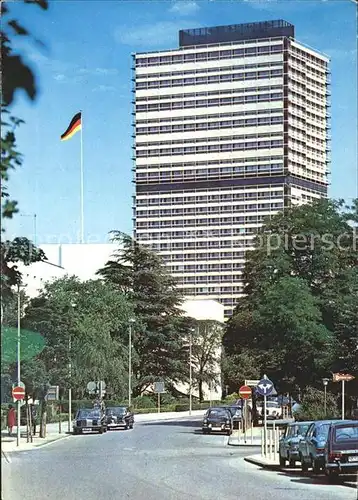 Bonn Rhein Hochhaus des Bundestages Kat. Bonn