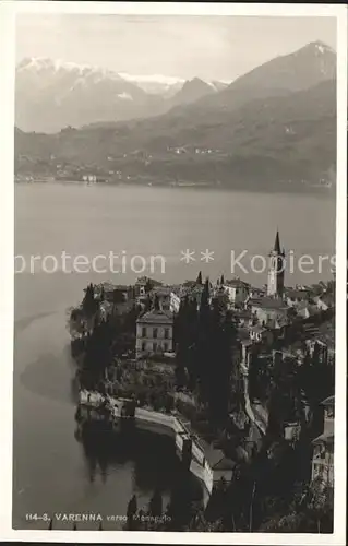 Varenna Fliegeraufnahme Kat. Lago di Como