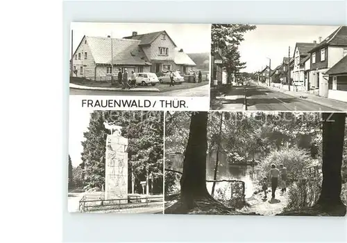 Frauenwald Thueringen Cafestube Nordstrasse Monument Kat. Frauenwald