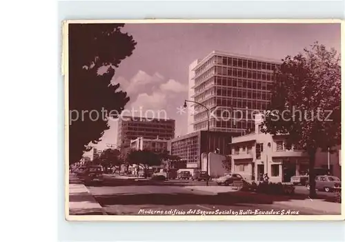 Ecuador Moderno edificio Seguro Social Auito Kat. Ecuador