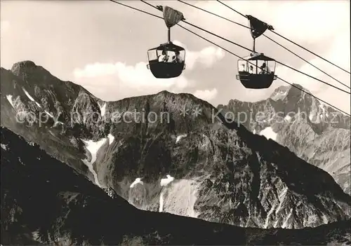 Riezlern Kleinwalsertal Vorarlberg Kanzelwandbahn Elfer Zwoelfer Widderstein Kat. Mittelberg