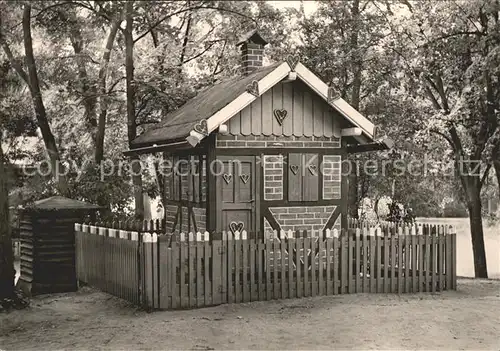 Schoenebeck Salzelmen Hexenhaeuschen Kurpark Kat. Schoenebeck