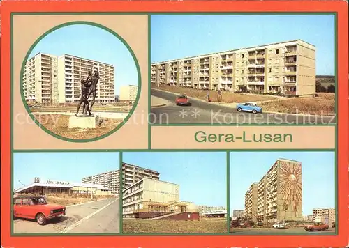 Lusan Gera Schleizer Strasse Ambulatorium Gaststaette Kat. Gera