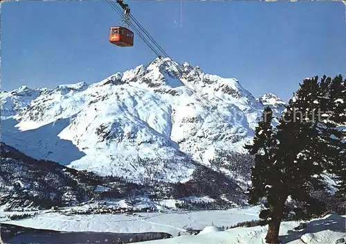 Silvaplana GR Seilbahn Corvatsch Kat. Silvaplana