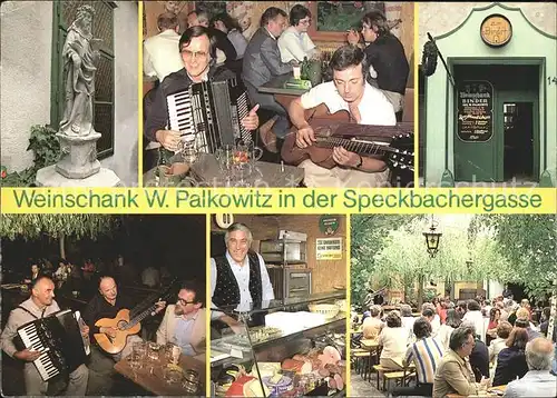 Stuttgart Weinschank W. Palkowitz Speckbachergasse Kat. Stuttgart