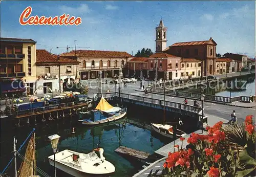 Cesenatico Porto Canale e Piazza Pisacane Kat. Italien