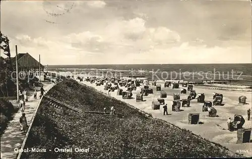 Graal-Mueritz Ostseebad Strandleben Promenade / Seeheilbad Graal-Mueritz /Bad Doberan LKR