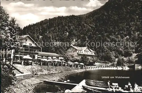 Urfeld Walchensee Hotel Jaeger am See Kat. Kochel a.See